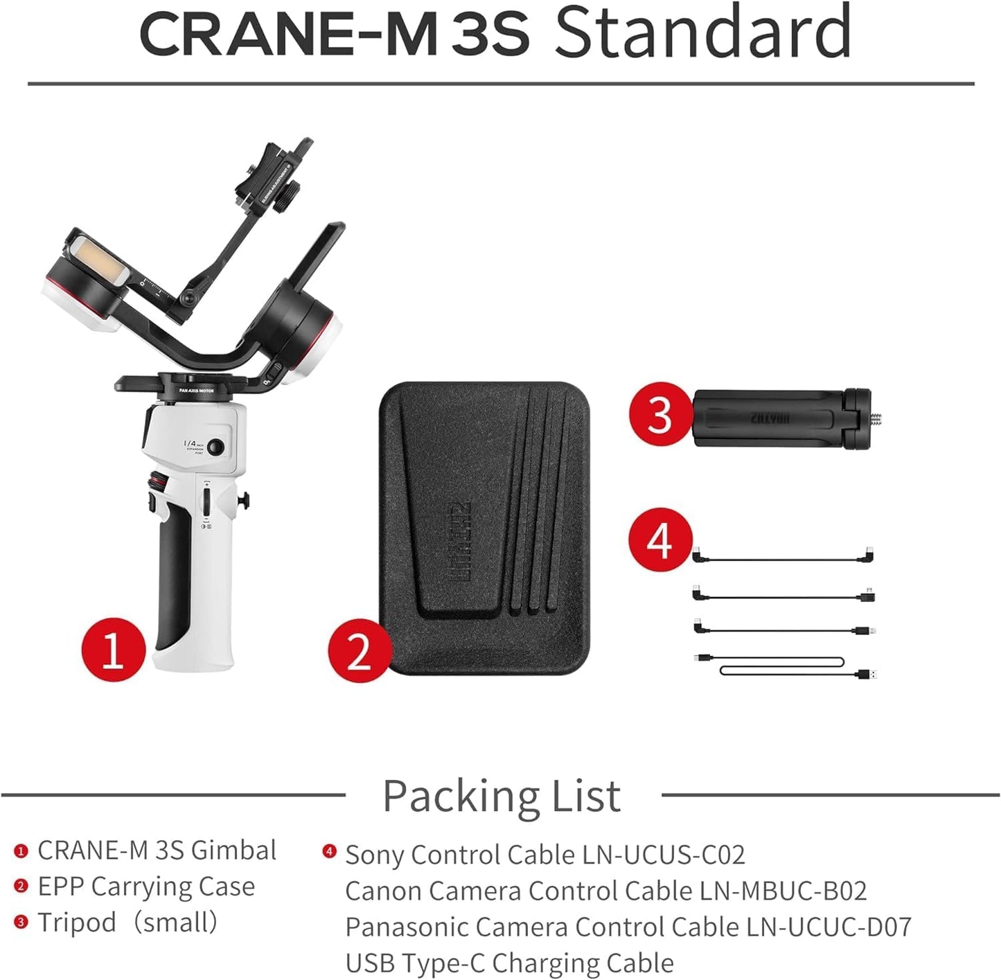 ZHIYUN Crane M3S — 3-Axis Camera Gimbal