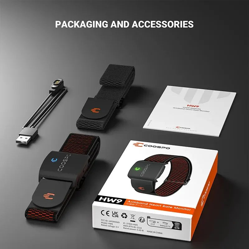COOSPO HW9 — Heart Rate Fitness Armband