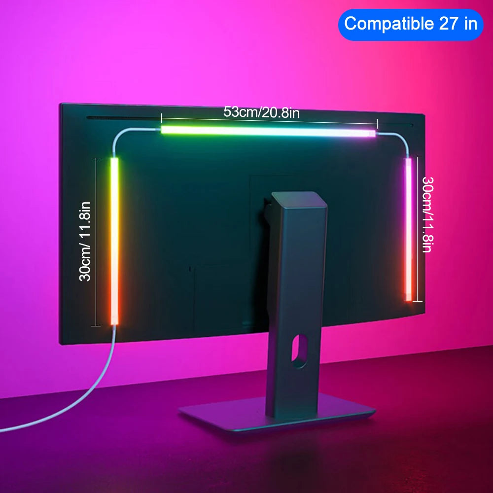 RGB Gaming Ambient Light — Monitor Backlight & Music Sync