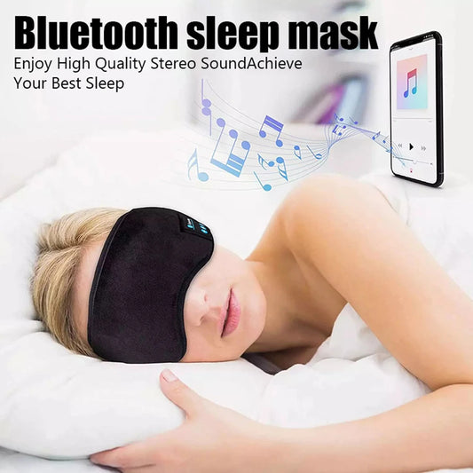 Bluetooth Sleep Headphones — Wireless Music Mask, Ultra Thin