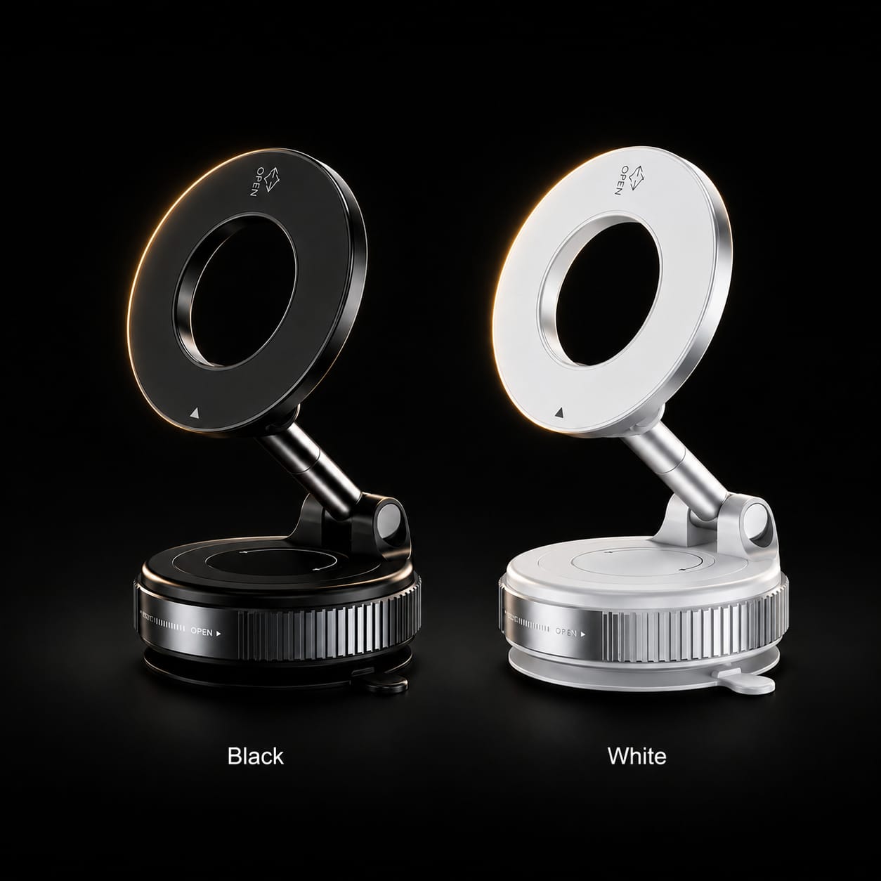 Magnetic Car Phone Holder — 360° Foldable MagSafe Compatible