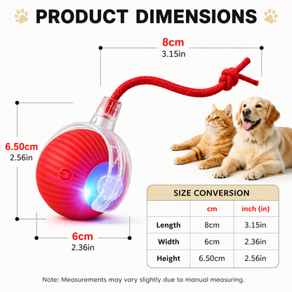 Interactive Rolling Pet Toy – Motion Play for Cats & Dogs