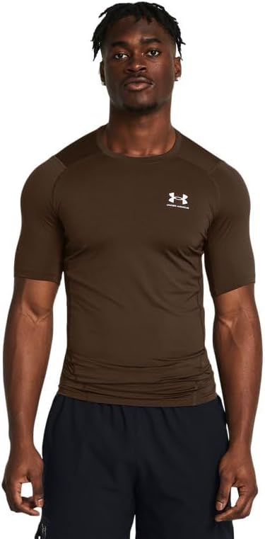 Under Armour HeatGear Fitted Kurzarmshirt für Herren – Blickdichtes Funktionsshirt