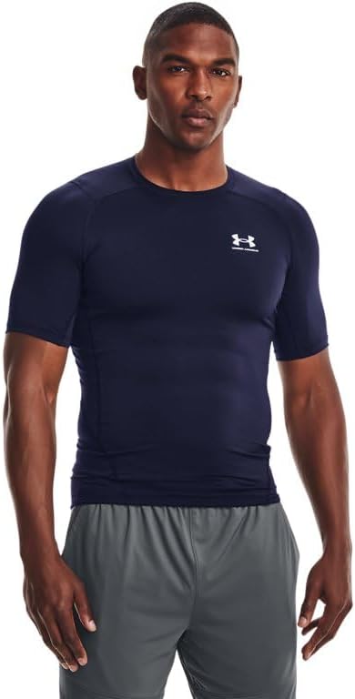 Under Armour HeatGear Fitted Kurzarmshirt für Herren – Blickdichtes Funktionsshirt