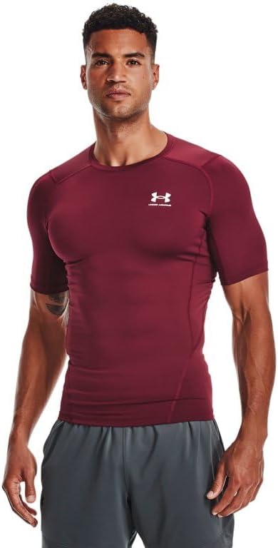 Under Armour HeatGear Fitted Kurzarmshirt für Herren – Blickdichtes Funktionsshirt