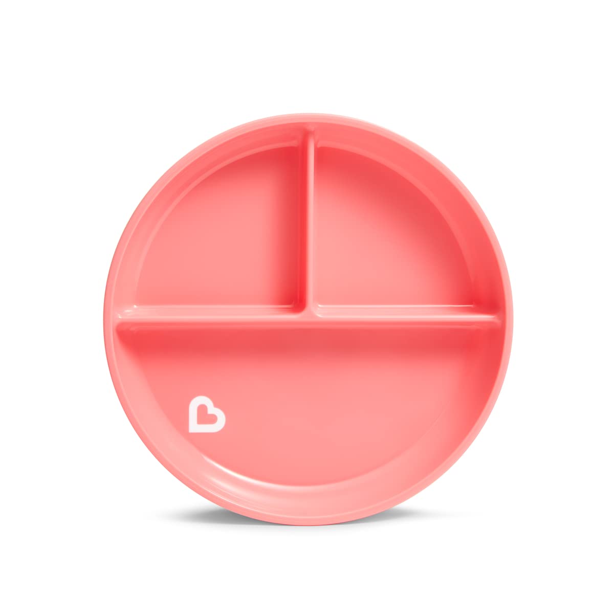 Munchkin Stay Put Baby Geteiltes Teller Set | Baby & Kleinkind Teller mit Fächern für Beikosteinführung | Saugnapfteller für Kinder ab 6 Monaten | BPA-frei | 2er Pack | Blau/Grün