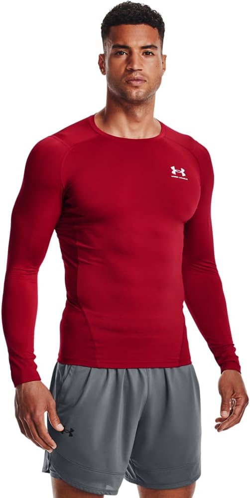 Under Armour HeatGear Fitted Kurzarmshirt für Herren – Blickdichtes Funktionsshirt
