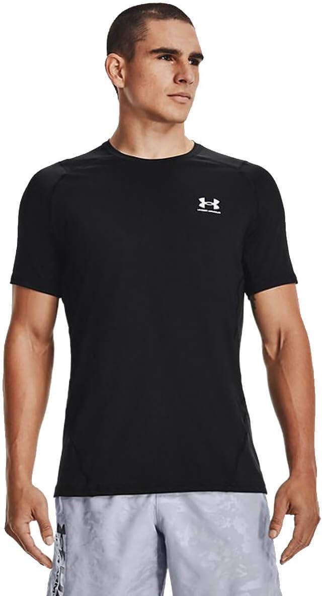 Under Armour HeatGear Fitted Kurzarmshirt für Herren – Blickdichtes Funktionsshirt