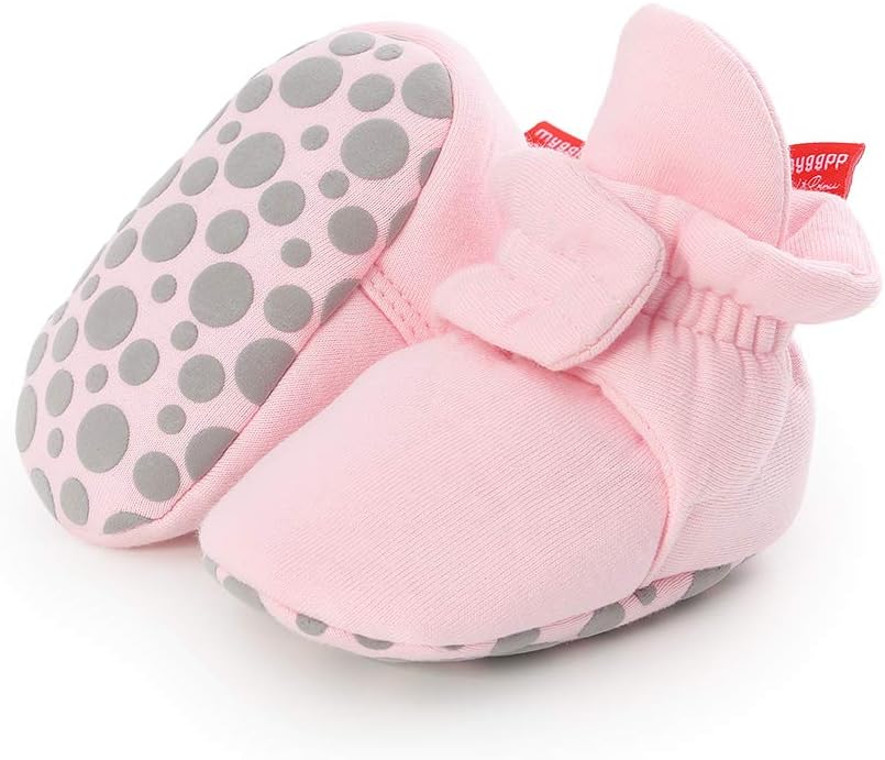 LACOFIA Kleinkind Baby Jungen Mädchen rutschfest Weiche Sohle Slipper Stiefel Winter Krabbelschuhe
