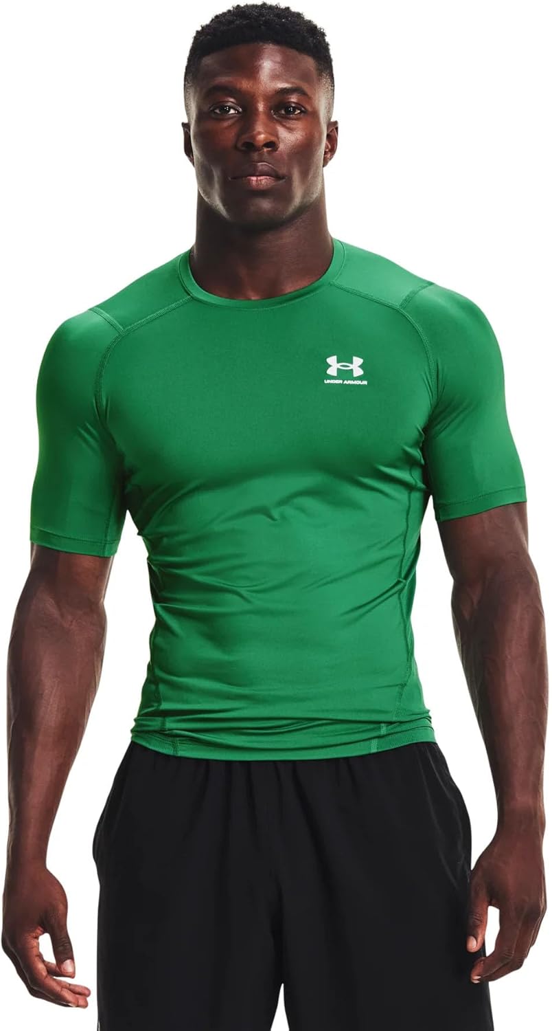 Under Armour HeatGear Fitted Kurzarmshirt für Herren – Blickdichtes Funktionsshirt