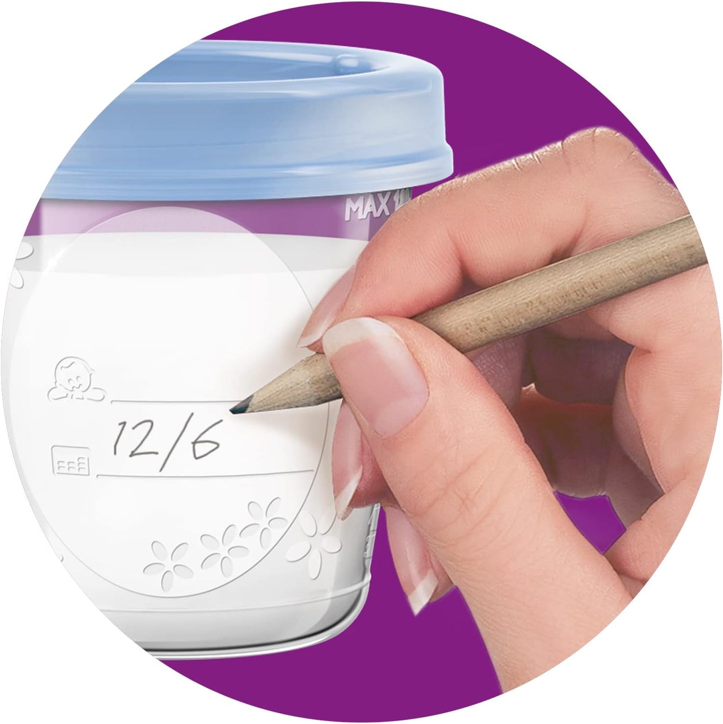 Philips Avent Nahrungs-Mehrwegbecher (Modell SCF721/20)