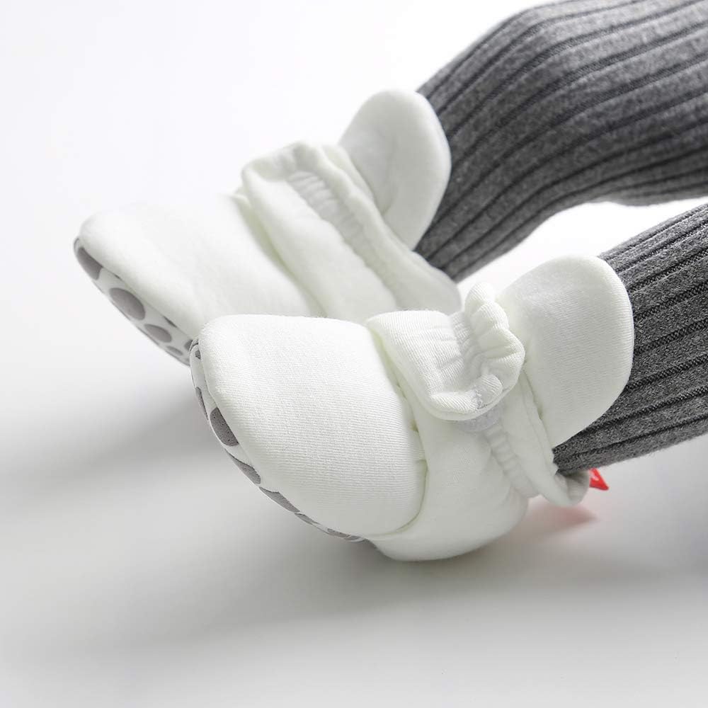 LACOFIA Kleinkind Baby Jungen Mädchen rutschfest Weiche Sohle Slipper Stiefel Winter Krabbelschuhe