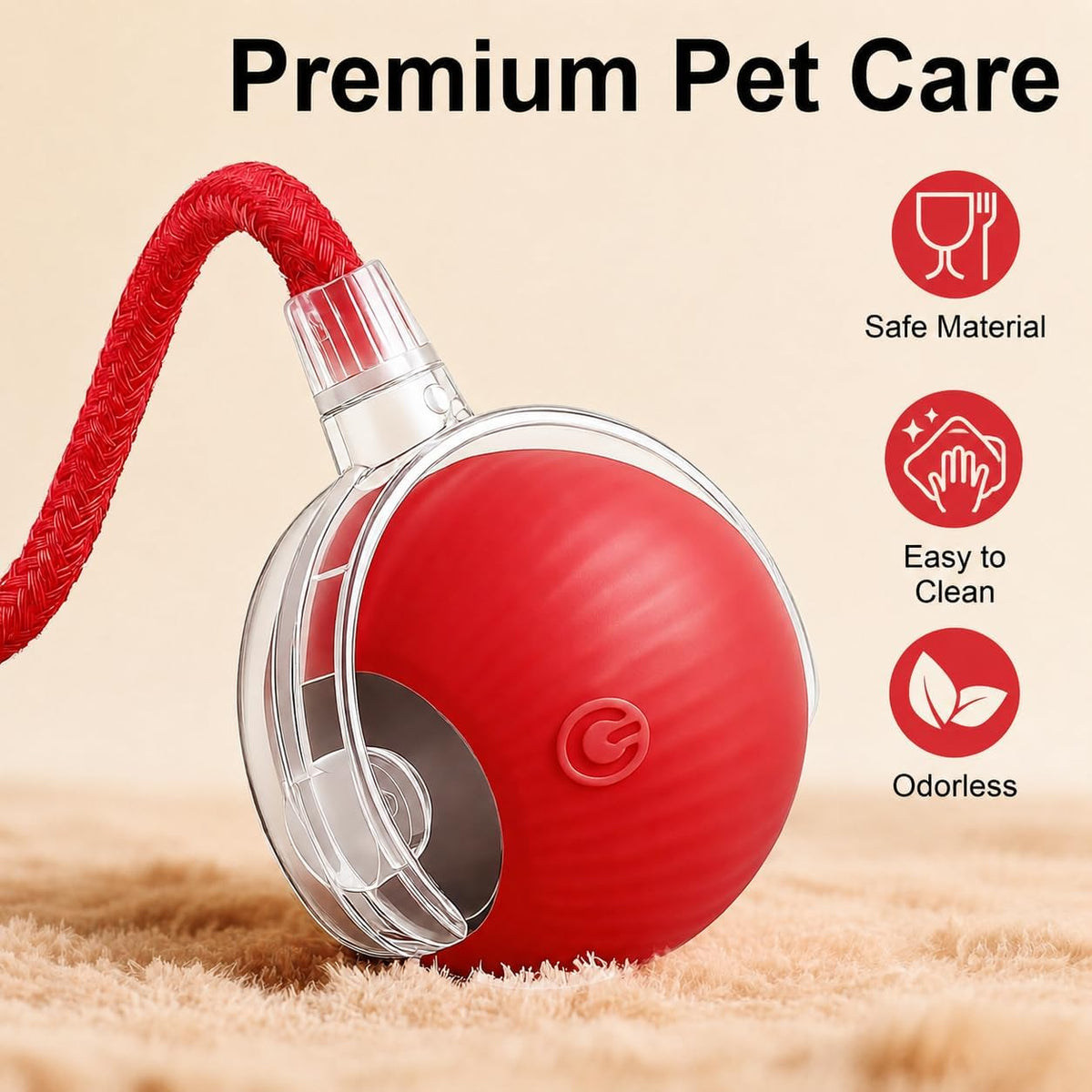 Interactive Rolling Pet Toy – Motion Play for Cats & Dogs