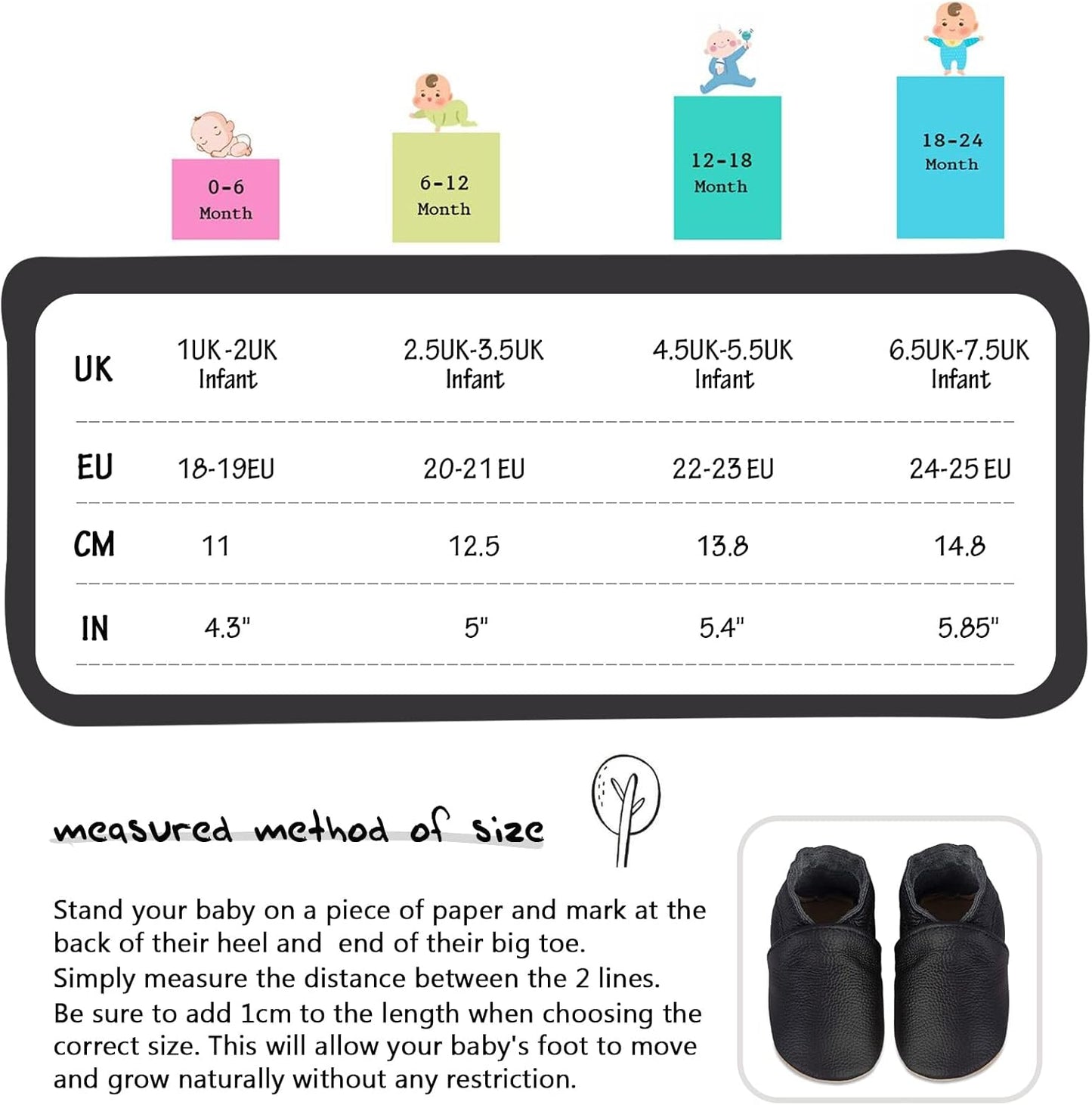 IceUnicorn Krabbelschuhe Baby Lauflernschuhe Jungen Mädchen Weicher Leder Babyhausschuhe Kleinkind Rutschfeste Lederschuhe Baby