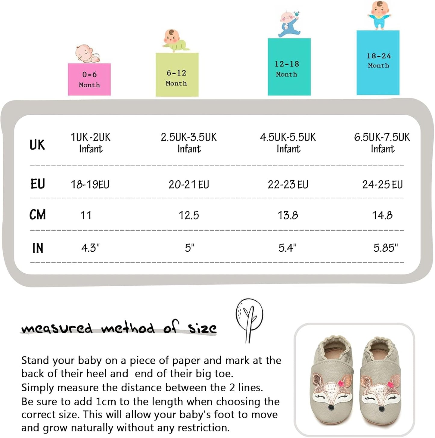 IceUnicorn Krabbelschuhe Baby Lauflernschuhe Jungen Mädchen Weicher Leder Babyhausschuhe Kleinkind Rutschfeste Lederschuhe Baby