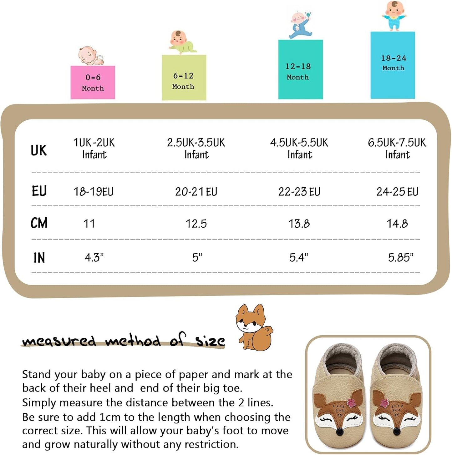 IceUnicorn Krabbelschuhe Baby Lauflernschuhe Jungen Mädchen Weicher Leder Babyhausschuhe Kleinkind Rutschfeste Lederschuhe Baby