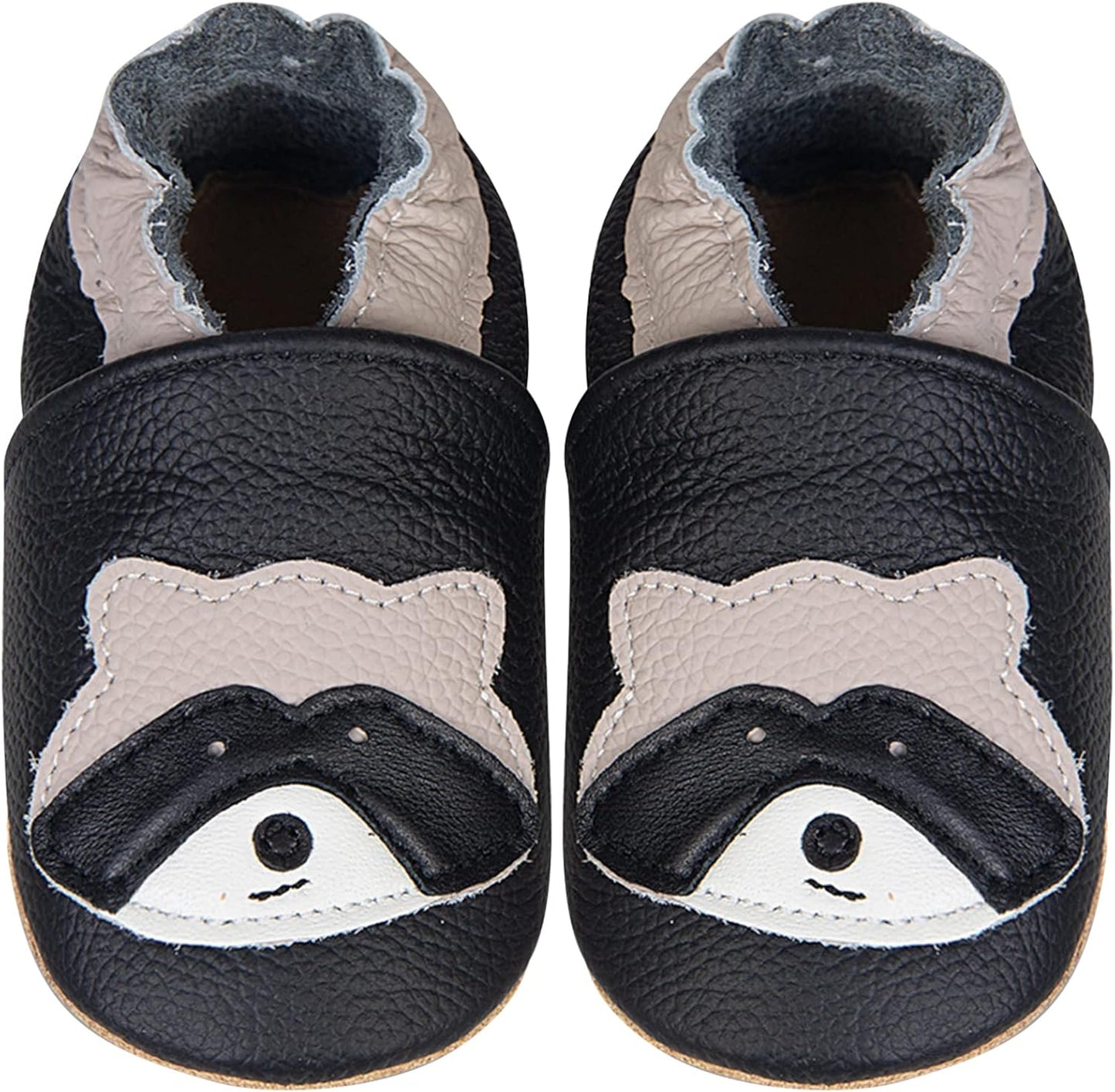 IceUnicorn Krabbelschuhe Baby Lauflernschuhe Jungen Mädchen Weicher Leder Babyhausschuhe Kleinkind Rutschfeste Lederschuhe Baby