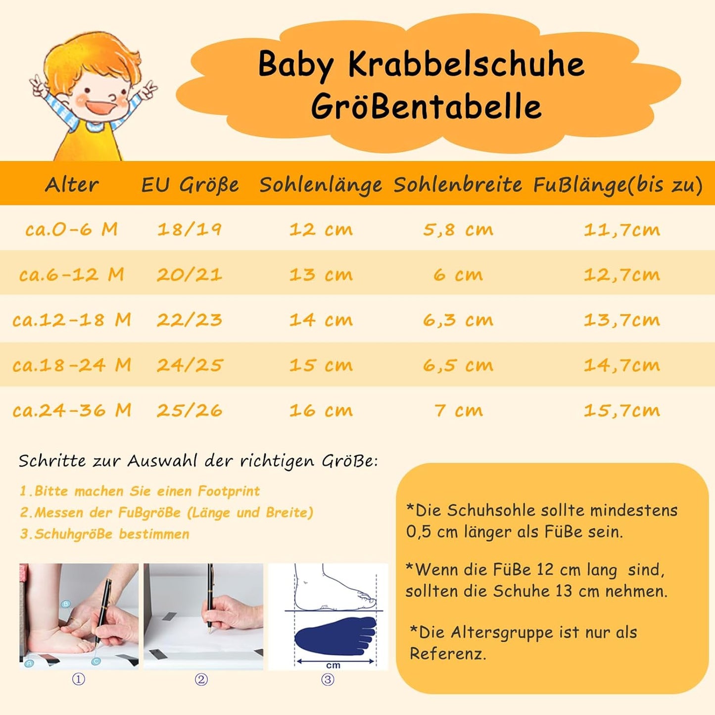 Yalion Baby Junge Mädchen Weicher Leder Lauflernschuhe Krabbelschuhe Babyhausschuhe mit Wildledersohlen Multi-Stil