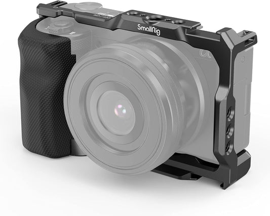 SMALLRIG ZV-E10 Cage with Handle and Integrated Quick Release Plate for AR-ca Swiss, Cage with Handle for Sony ZV-E10 - 3538