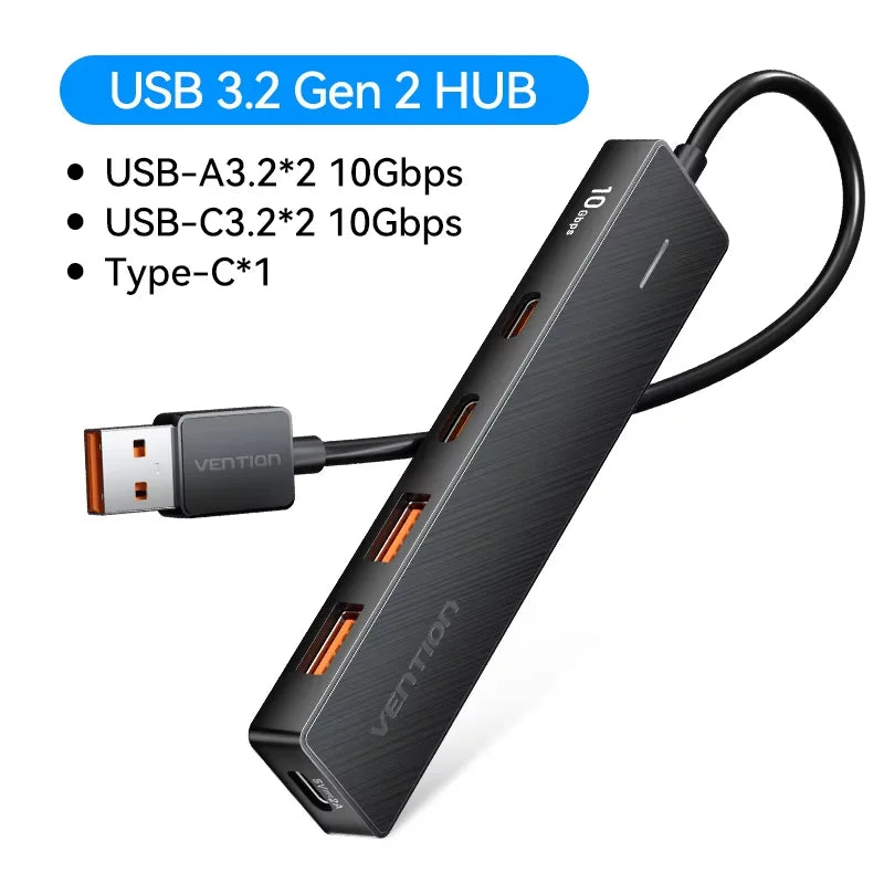 Vention USB 3.2 Hub — High Speed Multi-Port Adapter
