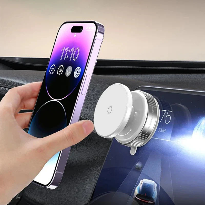 Magnetic Car Phone Holder — 360° Foldable MagSafe Compatible