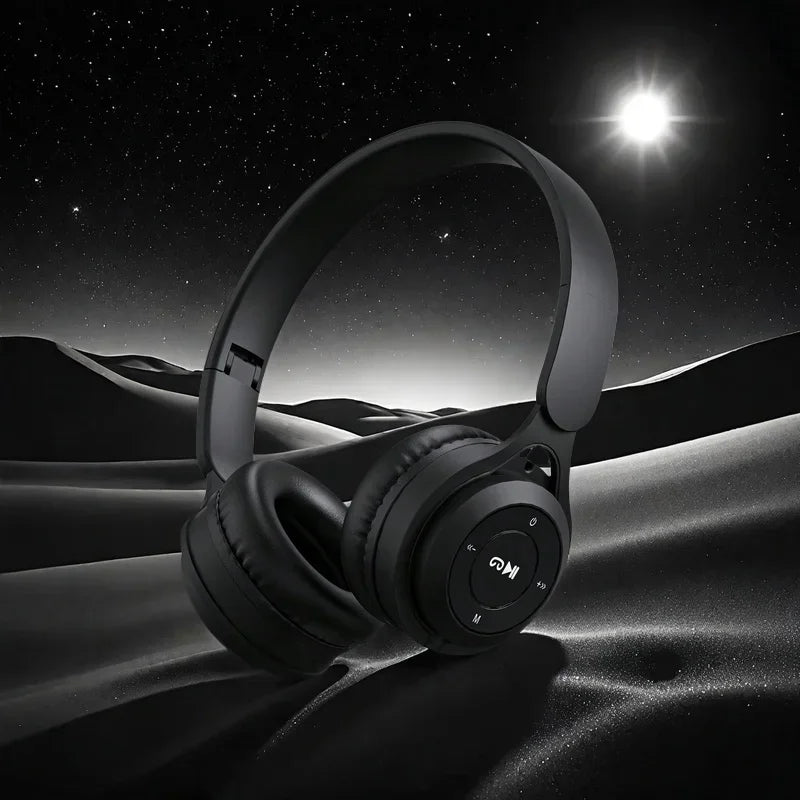 Y08 Over-Ear Wireless Headphones — Hi-Fi Stereo, Foldable Design
