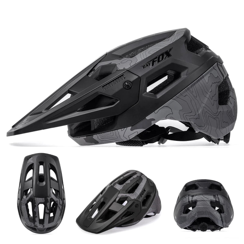 BATFOX Fahrradhelm MTB – In-Mold Speed-Mountainbike-Helm – Originaler, spezialisierter Fahrradhelm für Herren und Damen