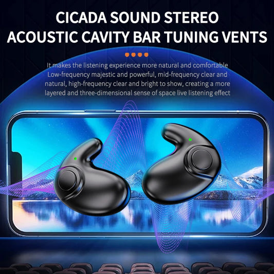 TWS Wireless Earbuds — Bluetooth 5.3, Long-Wear Comfort