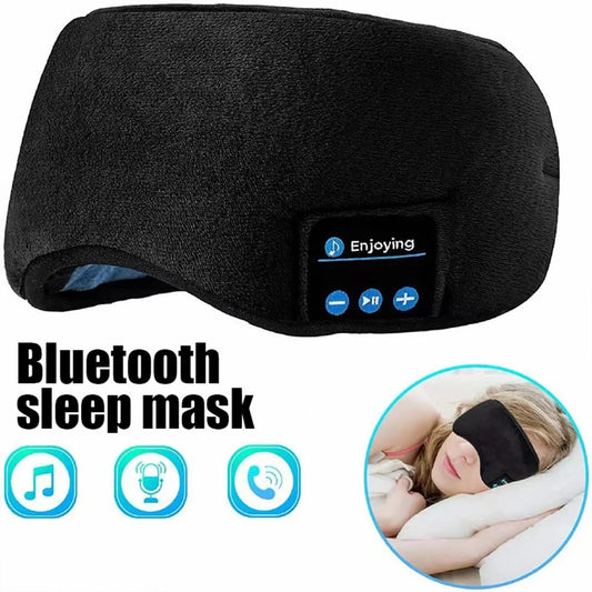Bluetooth Sleep Headphones — Wireless Music Mask, Ultra Thin