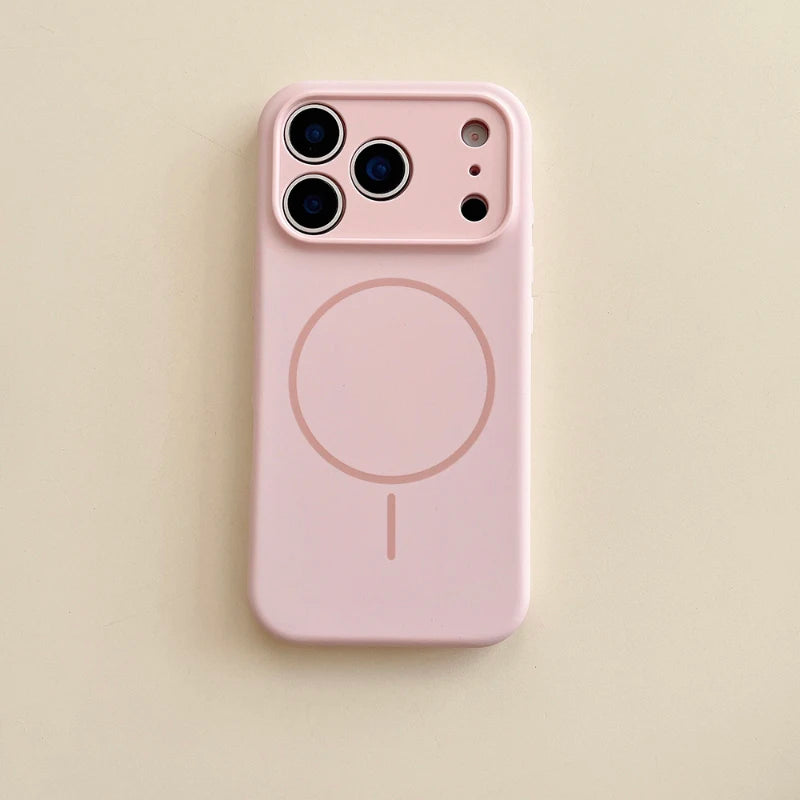MagSafe Silicone Case — Solid Color Protection