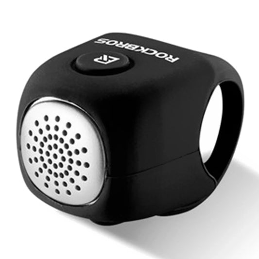 ROCKBROS Elektrische Fahrradklingel – Regenfest – MTB Lenkerklingel mit Silikongehäuse – Sparglocke – Fahrradzubehör