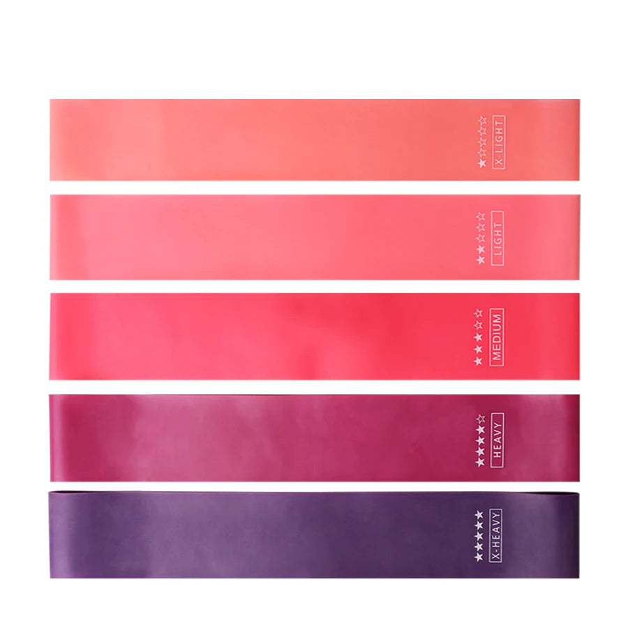 Widerstandsbänder für Heimtraining, Yoga, Pilates, Crossfit & Fitness – Elastische Bänder für Dehnung & Workout – Fitnessstudio-Ausrüstung