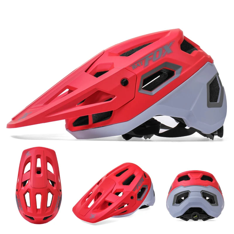 BATFOX Fahrradhelm MTB – In-Mold Speed-Mountainbike-Helm – Originaler, spezialisierter Fahrradhelm für Herren und Damen