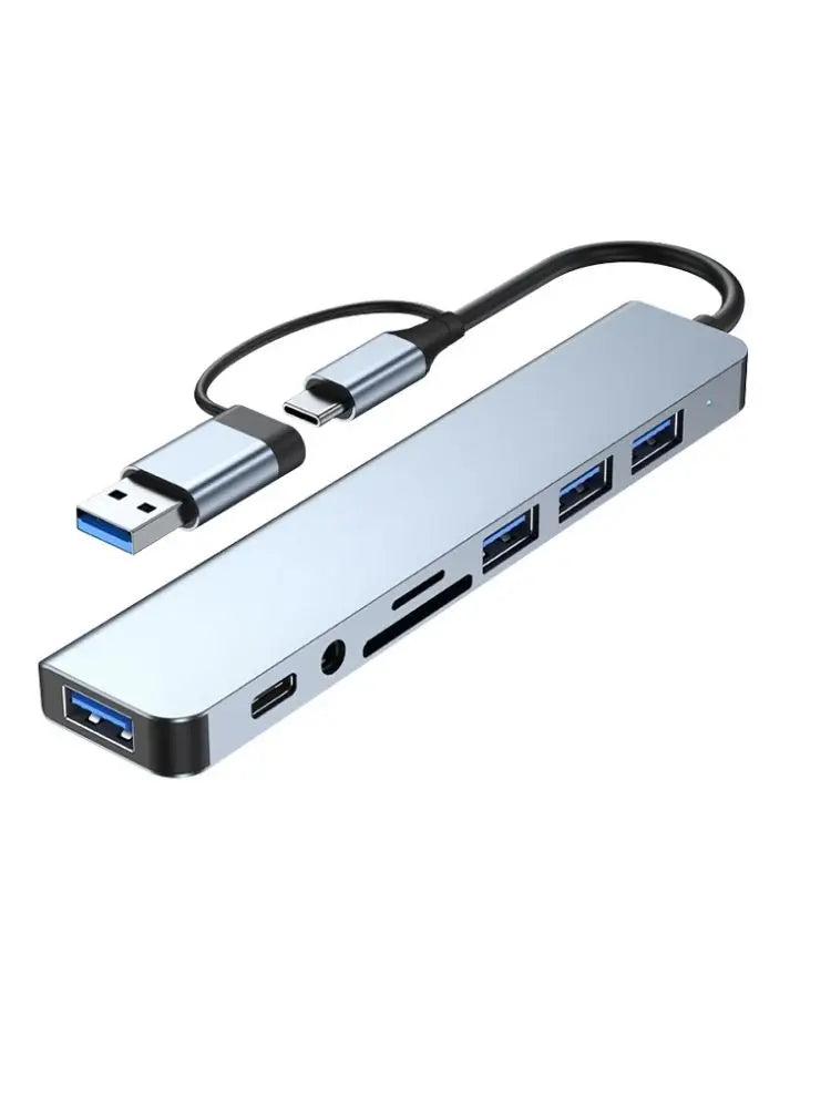 8-in-1 USB-C Hub — 4K HDMI, USB 3.0 & SD Card Reader