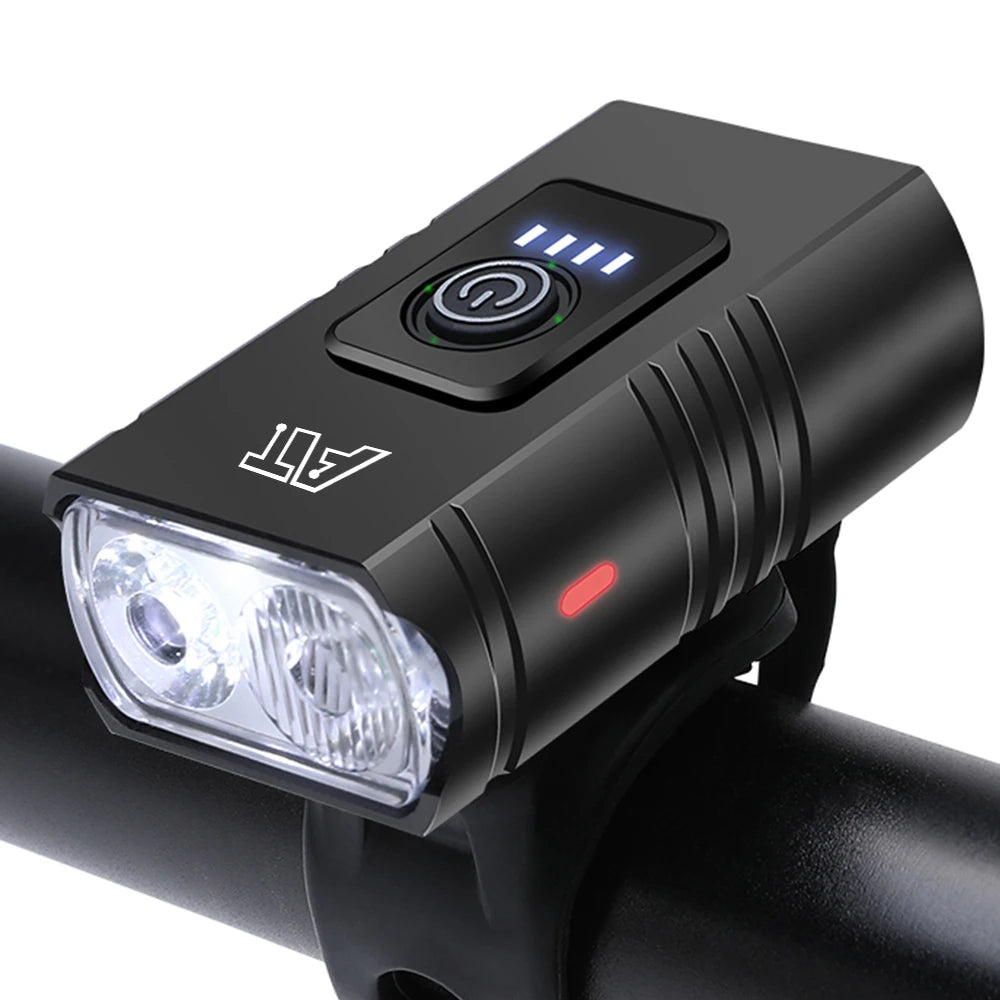 LED Fahrrad-Frontlicht Typ-C Wiederaufladbare Fahrradlampe – MTB & Rennrad – Einfach zu installieren – Fahrradzubehör
