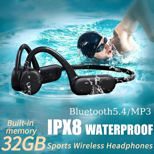 Open-Ear Sport Headphones — Bone Conduction Bluetooth 5.3