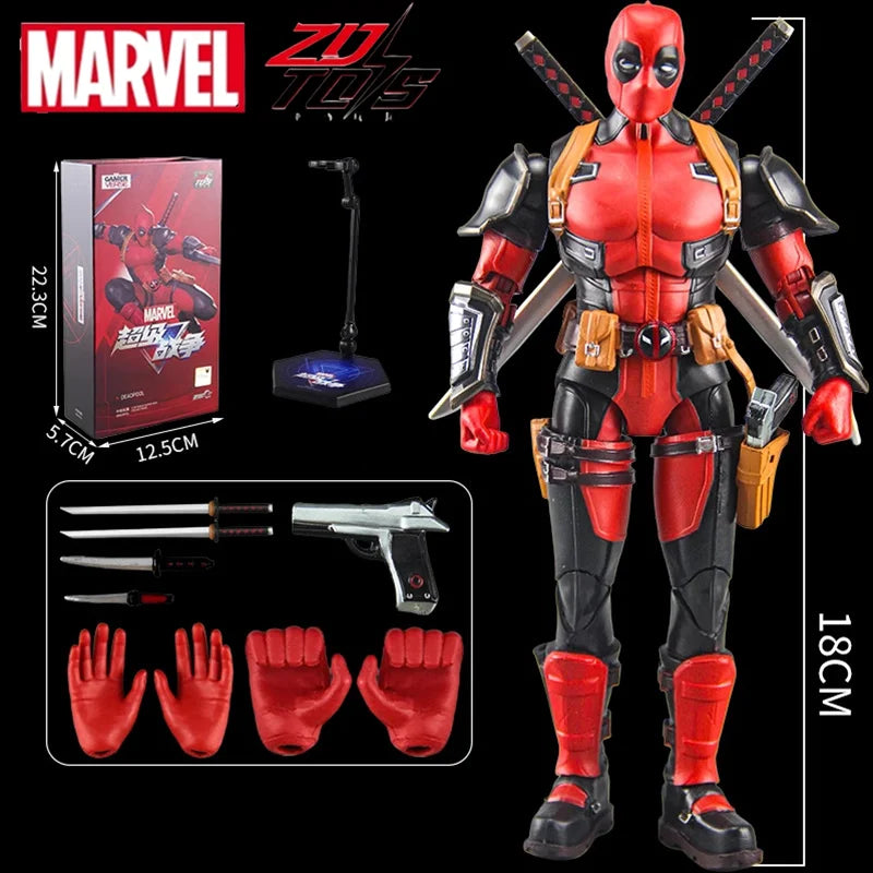 ZD Toys Deadpool & Wolverine Actionfiguren – Deadpool im Karton, Wolverine Kollektion, Actionfiguren für Erwachsene und Kinder