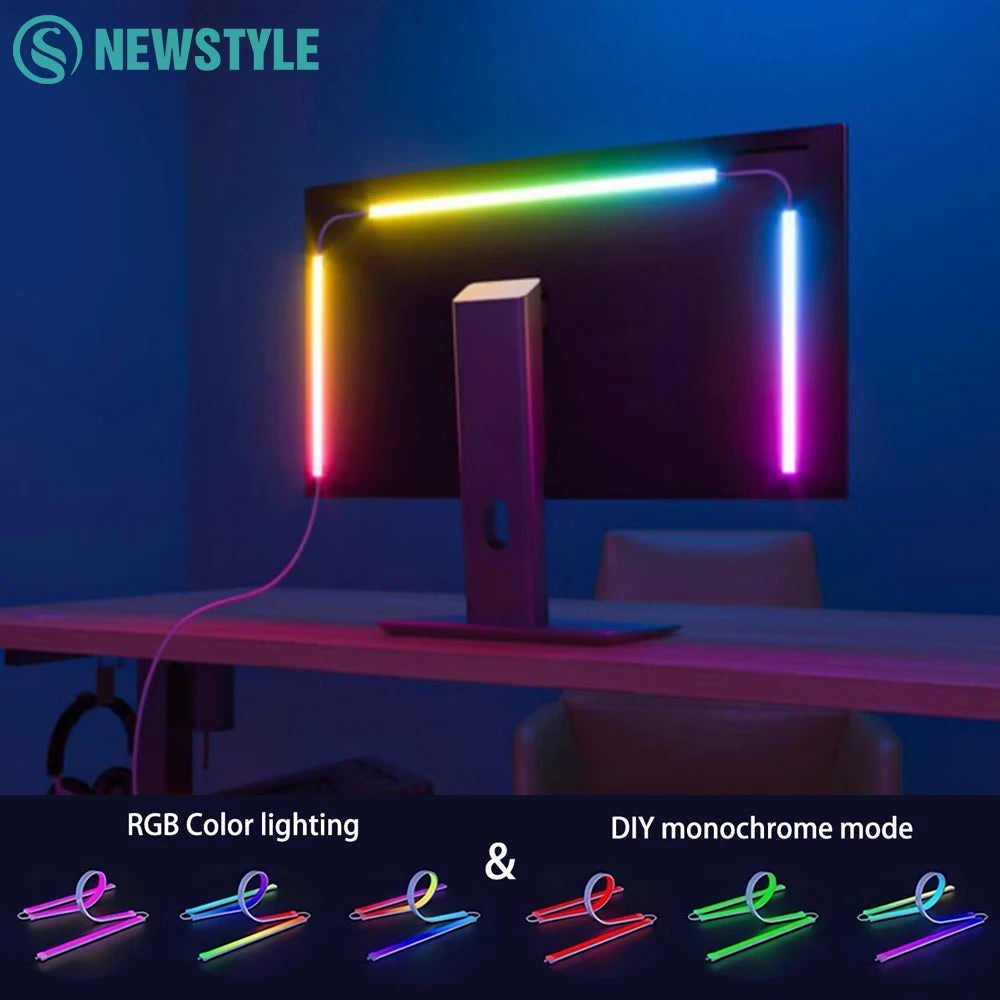 RGB Gaming Ambient Light — Monitor Backlight & Music Sync