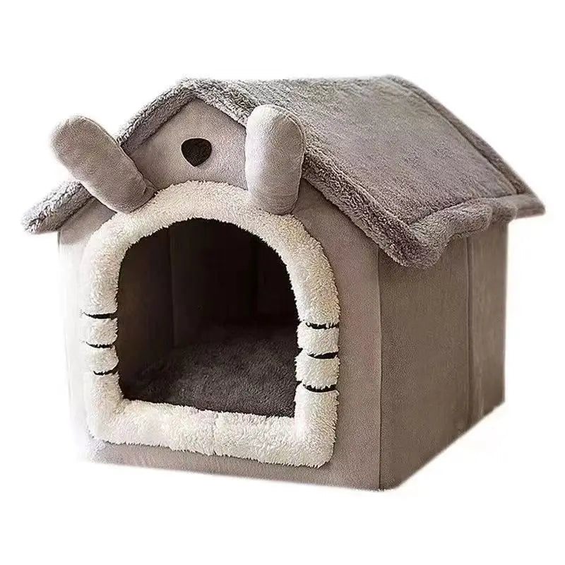 Cozy Pet Tent Bed – Washable Cushion for Cats & Small Dogs