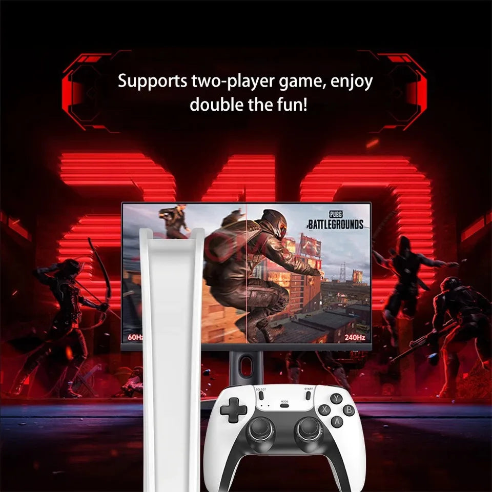 M15 Game Stick Pro Mini-TV-Handheld-Spielkonsole Drahtlose Gamepads Videospiel 64G 20000+ Retro-Spiel für PS1 NES SNES