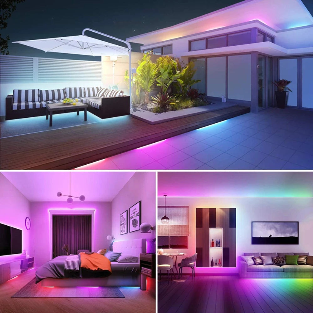 USB LED Strip Lights — Music Sync & Color Changing