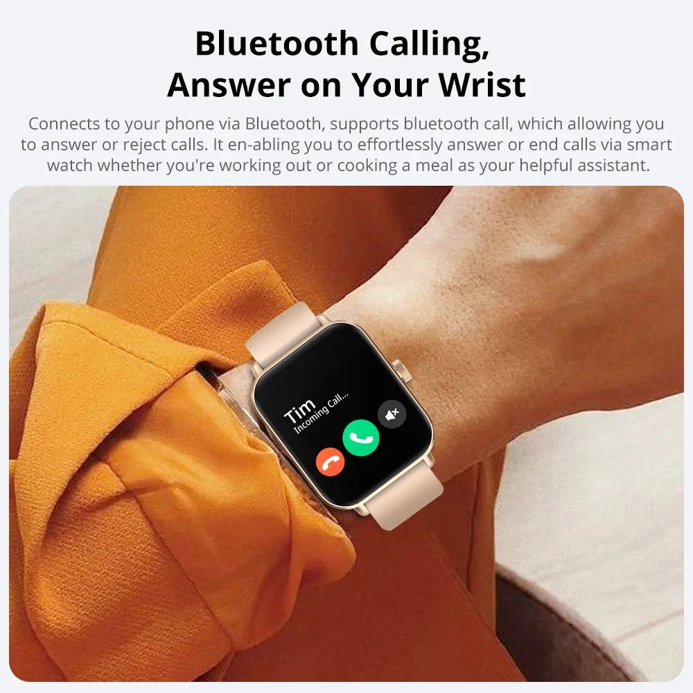 COLMI P81 Smartwatch mit Anruffunktion – 1,9" Ultra-Bildschirm, 24-Stunden-Gesundheitsüberwachung, über 100 Sportmodi, Bluetooth-Smartwatch für Damen und Herren