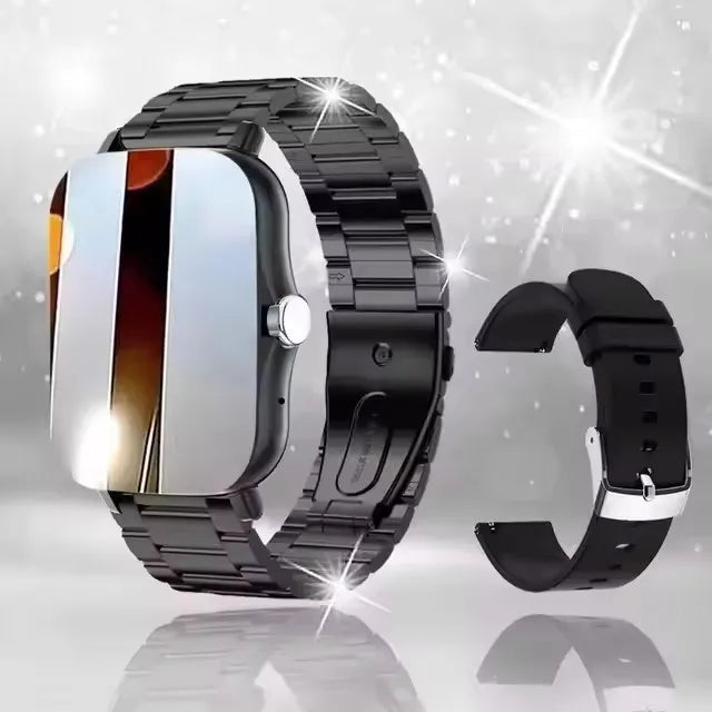 Smart Watch — Full Touch Screen, Bluetooth Calls & Health Tracking
