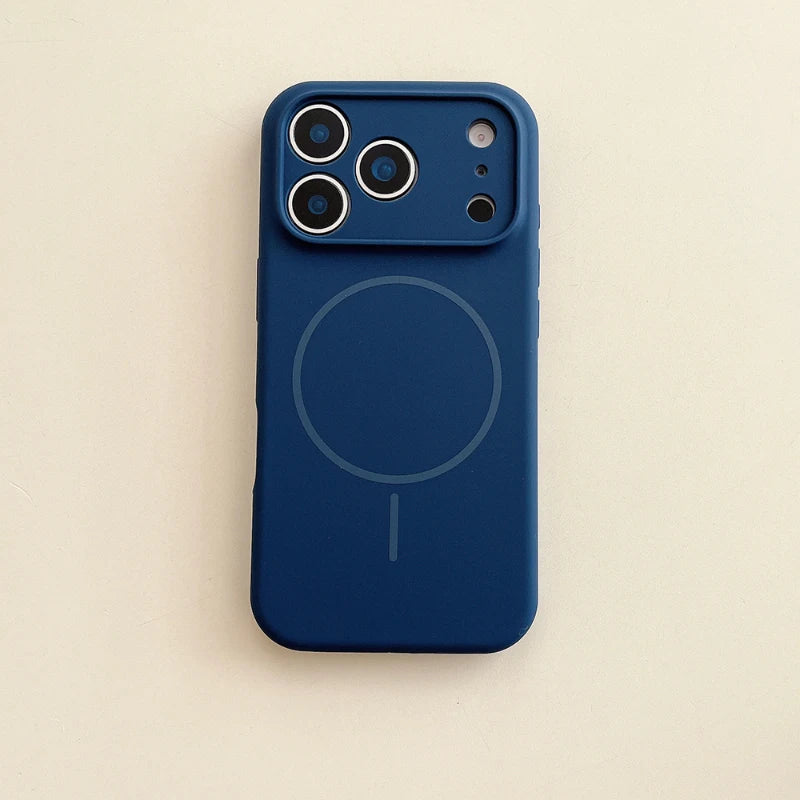 MagSafe Silicone Case — Solid Color Protection