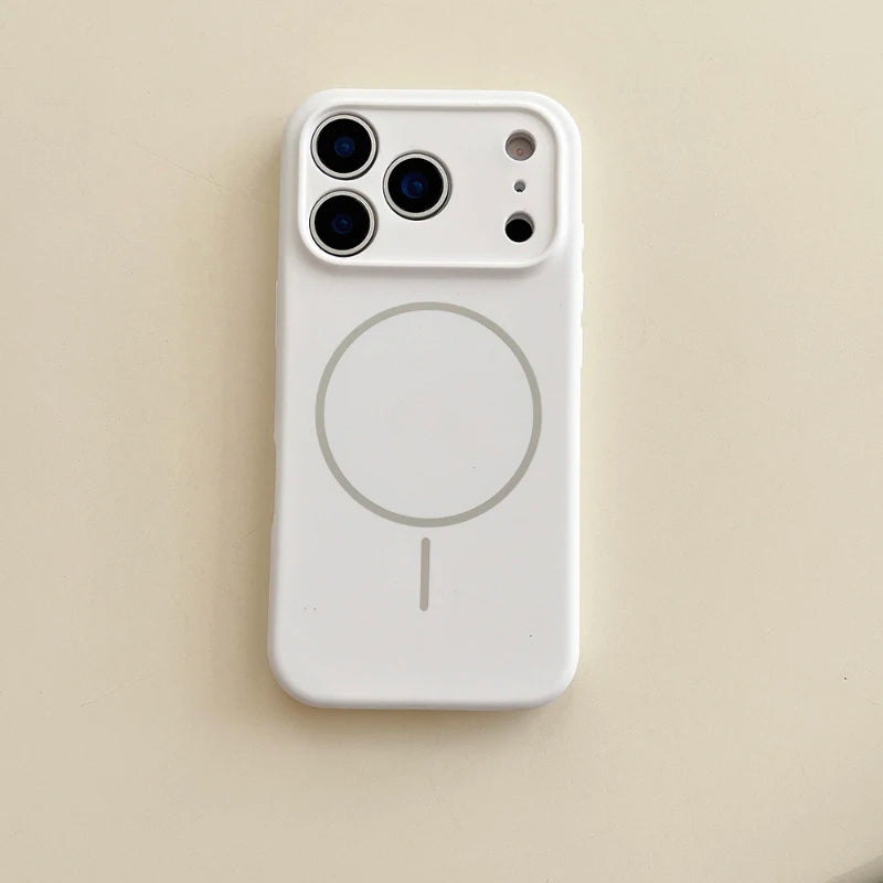 MagSafe Silicone Case — Solid Color Protection