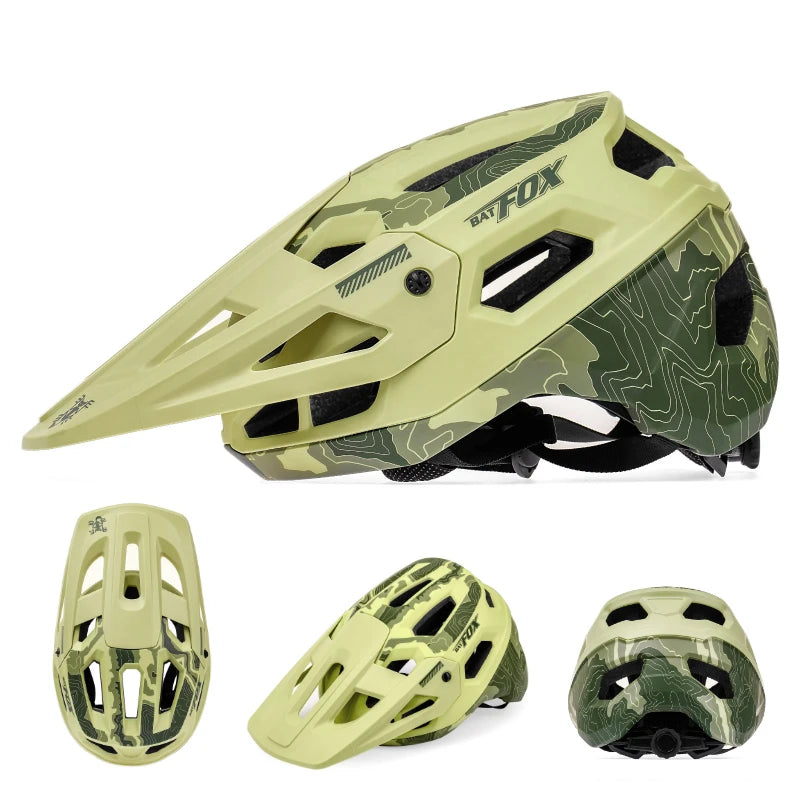 BATFOX Fahrradhelm MTB – In-Mold Speed-Mountainbike-Helm – Originaler, spezialisierter Fahrradhelm für Herren und Damen