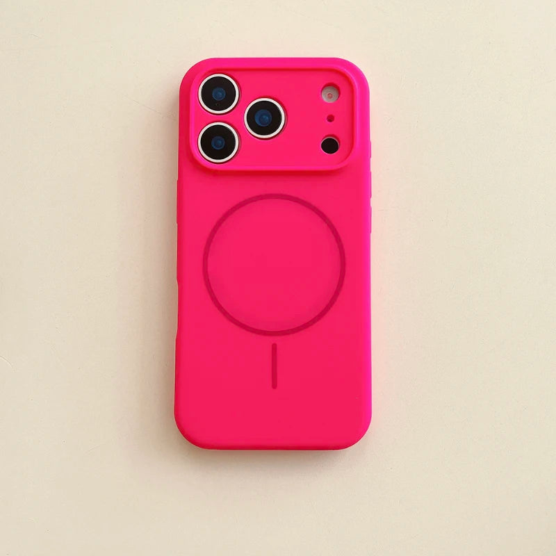 MagSafe Silicone Case — Solid Color Protection