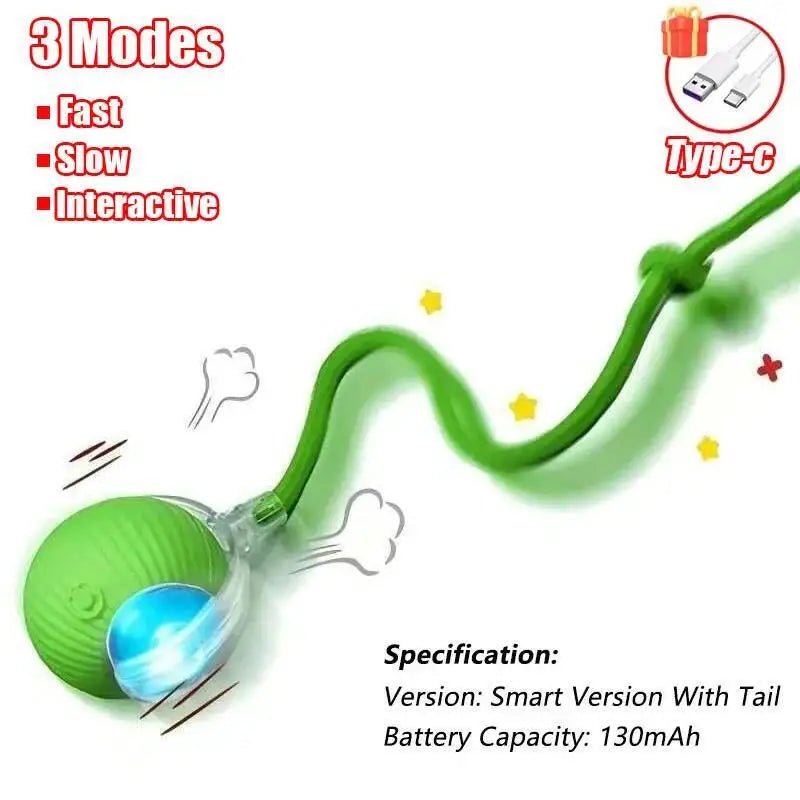 Interactive Rolling Pet Toy – Motion Play for Cats & Dogs