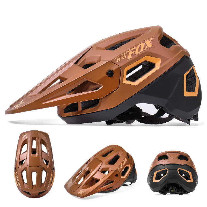 BATFOX Fahrradhelm MTB – In-Mold Speed-Mountainbike-Helm – Originaler, spezialisierter Fahrradhelm für Herren und Damen