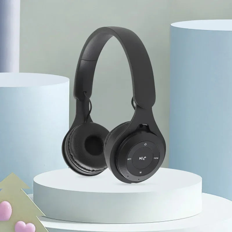 Y08 Over-Ear Wireless Headphones — Hi-Fi Stereo, Foldable Design